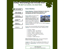 Tablet Screenshot of kellycleaning.com